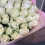 51 белая роза (Кения) фото 3
